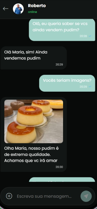 Chat direto com artesão